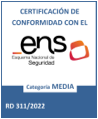 Certificación de conformidad con el Esquema Nacional de Seguridad